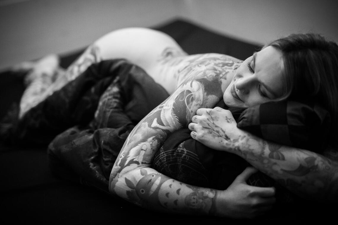 Josi im Bett