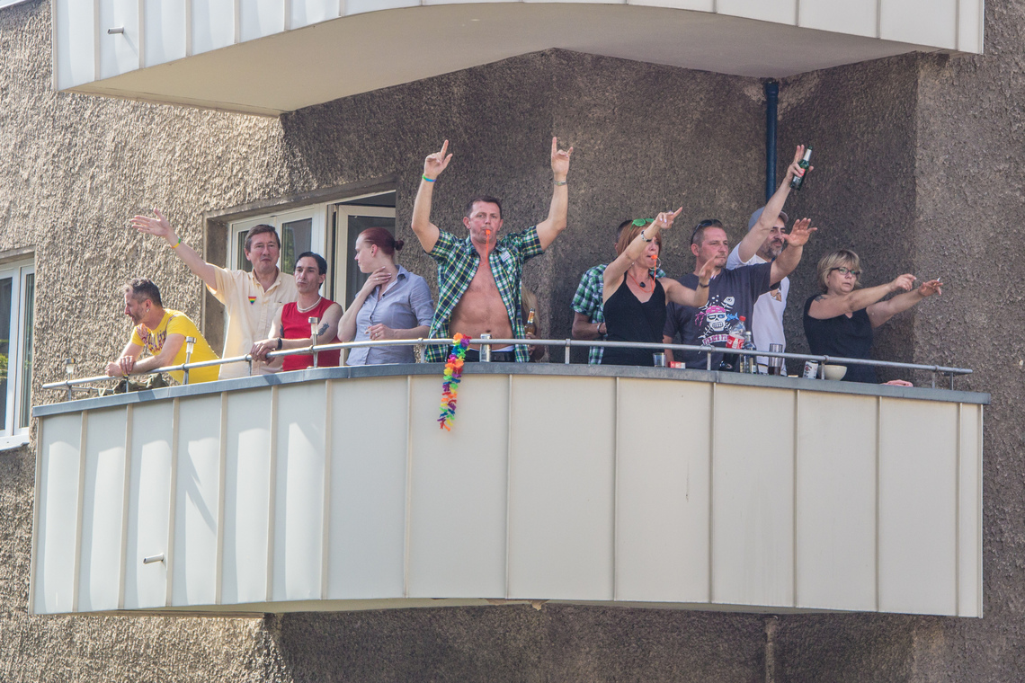 CSD Berlin 2013 - Balkonparty