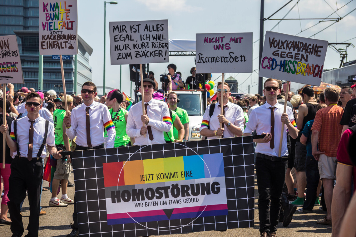 CSD 2013 in KÃ¶ln - HomostÃ¶rung